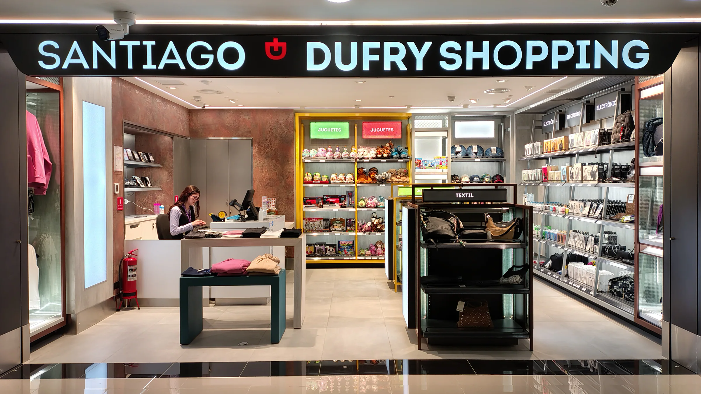 Tienda Santiago Duty Shopping en aeropuerto